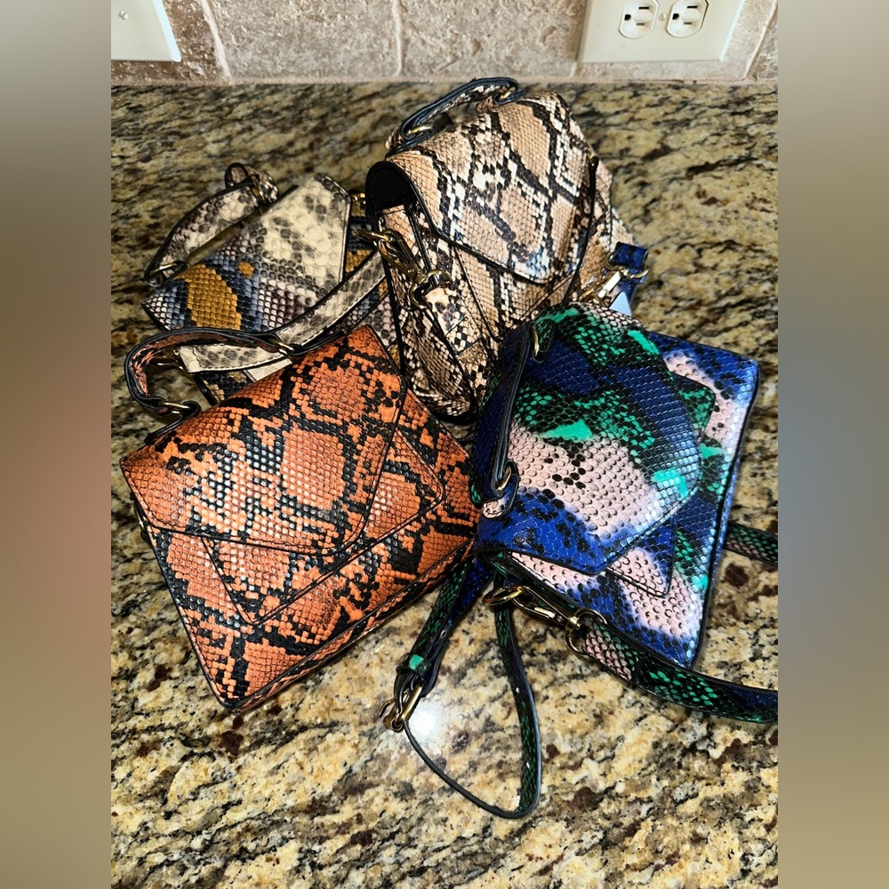 Python-Prints Crossbody Bag - Multi Color Mini - image 1
